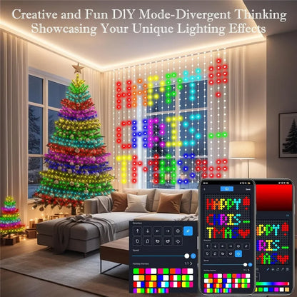 Smart RGB Curtain Lights