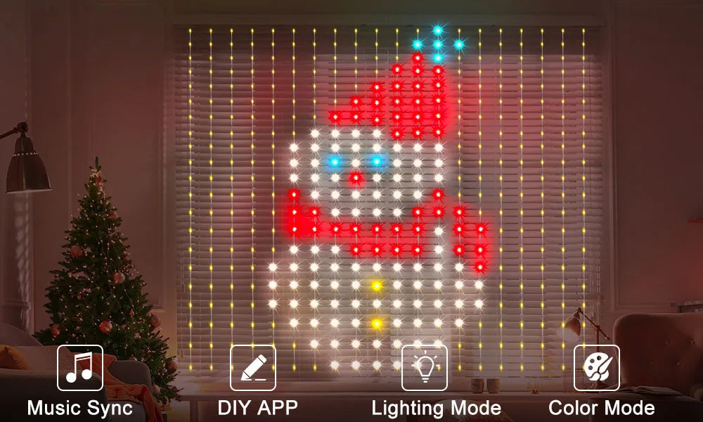 Smart RGB Curtain Lights